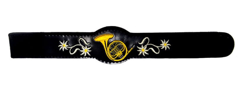 Bild 1 von Lederarmband<br>Horn  / (Ausführung) Herren / (Farbe) braun / (Verschluss) mit Klettverschluss