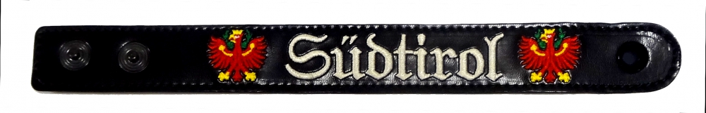 Bild 1 von Lederarmband<br>Südtirol  / (Ausführung) Damen / (Verschluss) mit Druckknöpfe ( + 2,- &euro; )