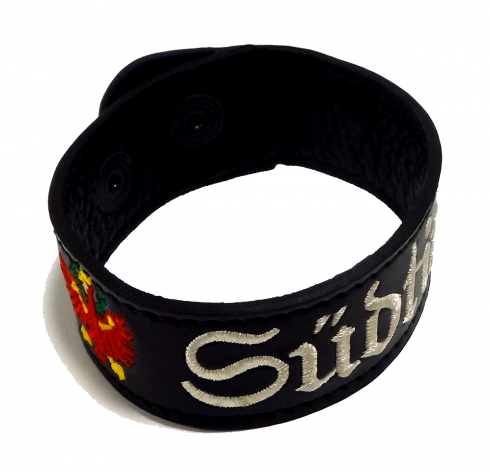 Bild 1 von Lederarmband<br>Südtirol  / (Ausführung) Kinder / (Verschluss) mit Druckknöpfe ( + 2,- &euro; )