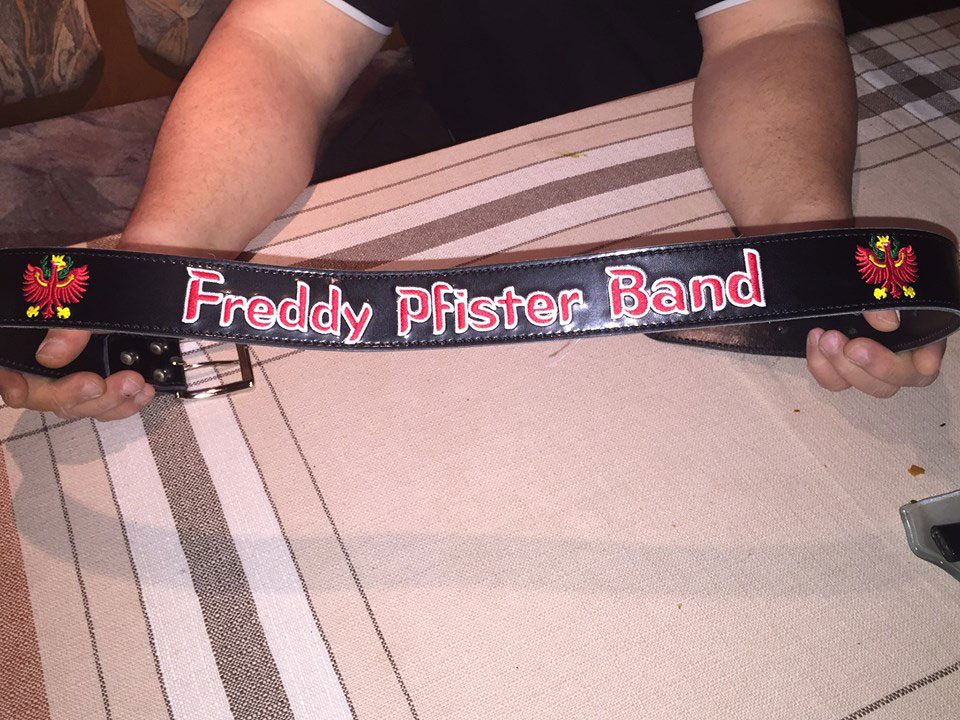 Bild 1 von Ledergürtel<br>Freddy Pfister Band<br>schwarz  / (Länge) 105 cm / (Namensstick) ohne Namensstick